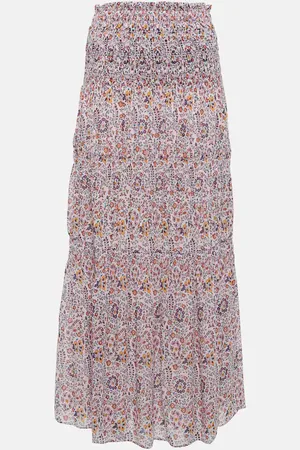 Marant Etoile Nunca floral midi skirt