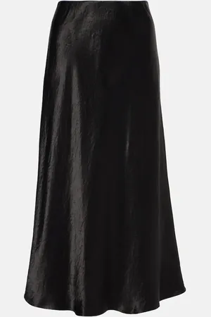 Max Mara Alessio satin midi skirt