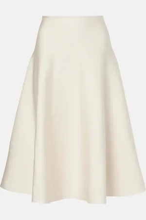 The Row Harley knitted midi skirt