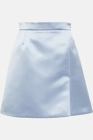 Nina Ricci Duchess satin miniskirt