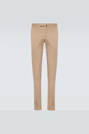 SLOWEAR Cotton-blend slim pants