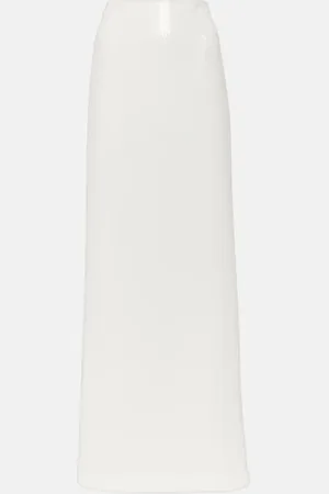 GALVAN Bridal Beating Heart sequined maxi skirt