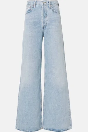 AGOLDE Dame Jean high-rise wide-leg jeans