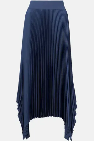 Joseph Ade plissÃ© crÃªpe midi skirt