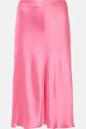 Stella McCartney Satin midi skirt
