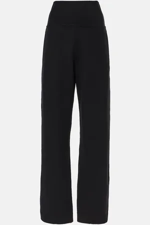 Alaïa AlaÃ¯a High-rise wool-blend straight pants