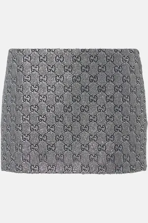 Gucci GG lamÃ© miniskirt