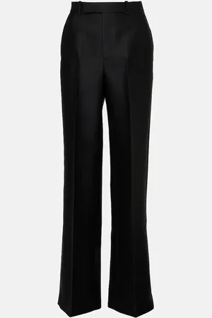Gucci Wool and silk gabardine straight pants