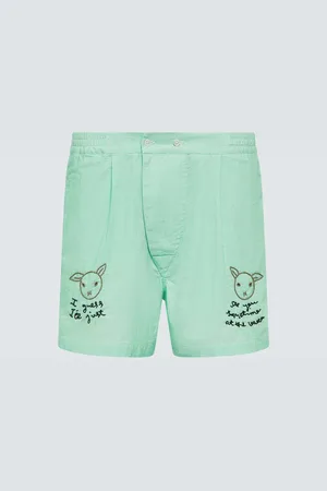 BODE See You At The Barn cotton shorts
