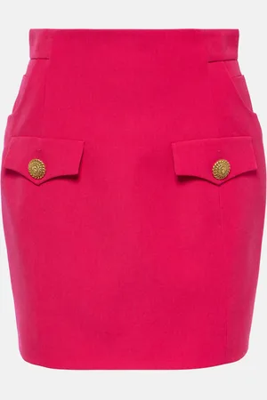 Balmain Virgin wool miniskirt