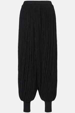 Alaïa AlaÃ¯a Fringed wool balloon pants