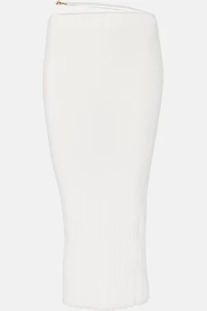 Jacquemus PralÃ¹ scalloped midi skirt
