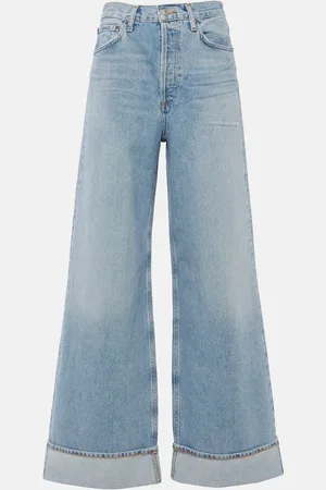 AGOLDE Dame high-rise wide-leg jeans