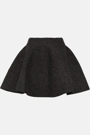 Alaïa AlaÃ¯a Wool-blend miniskirt