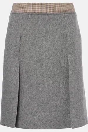 Sportmax Riga tweed midi skirt