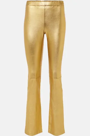 Stouls JP Long flared leather leggings