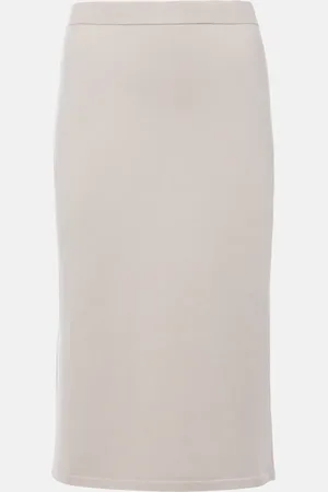 Max Mara Alice wool-blend midi skirt