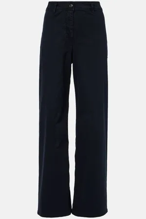 NILI LOTAN Megan cotton wide-leg pants