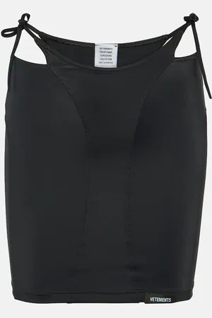 Vetements Deconstructed jersey miniskirt