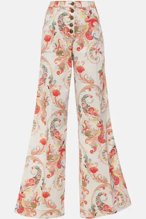 Etro Paisley high-rise flared jeans