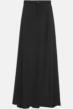 Balenciaga Hybrid wool skirt with pants