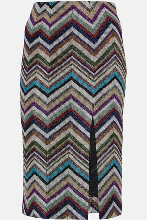 Missoni Zig Zag wool-blend pencil skirt