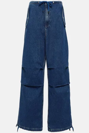 DION LEE Parachute mid-rise wide-leg jeans