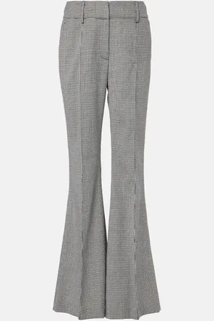 GABRIELA HEARST Rhein houndstooth wool flared pants