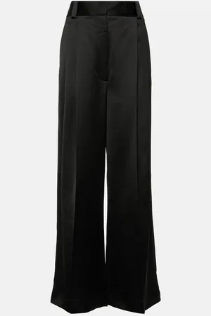 Khaite Simone pleated wide-leg pants