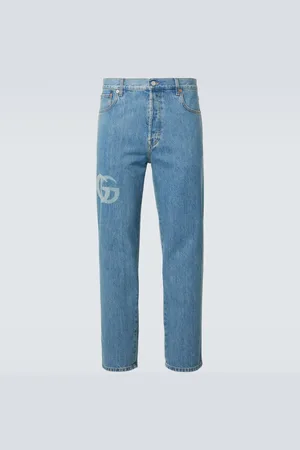 Gucci Double G mid-rise slim jeans