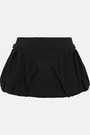 MUGLER CrÃªpe miniskirt