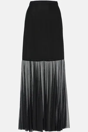 Dolce & Gabbana Tulle-trimmed maxi skirt