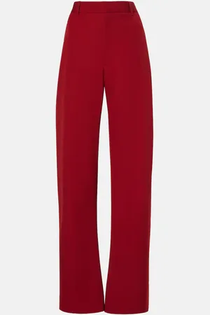 Bottega Veneta High-rise wool twill straight pants