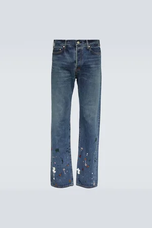 UNDERCOVER Beaded straight jeans