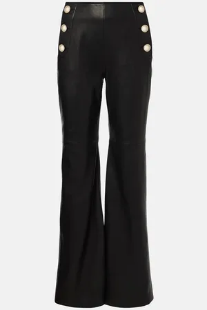 Dorothee Schumacher Sleek Statement leather flared pants