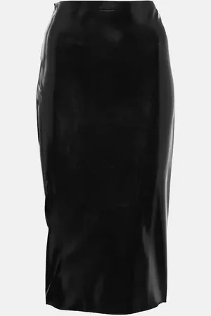 Alaïa AlaÃ¯a Latex pencil skirt