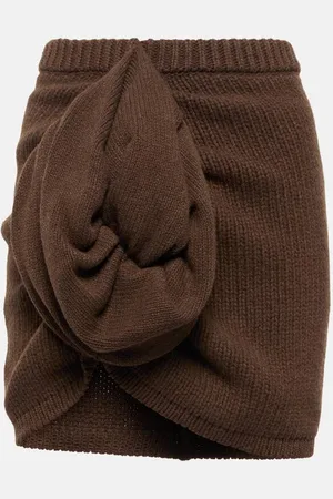 MAGDA BUTRYM Cashmere miniskirt