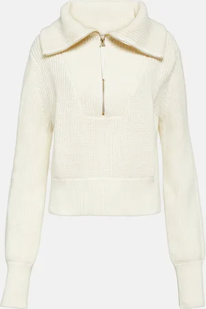 Varley Mentone cotton half-zip sweater