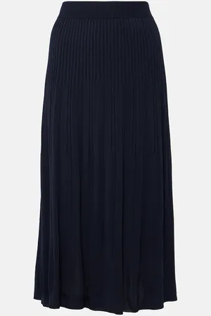 Joseph Ribbed-knit midi skirt