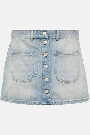 Courrèges CourrÃ¨ges Multiflex denim miniskirt