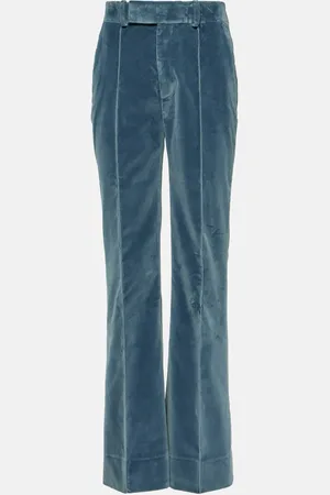 Frame The Slim Stacked velvet pants