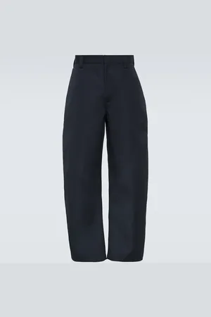 Bottega Veneta Wool and cotton flannel tapered pants