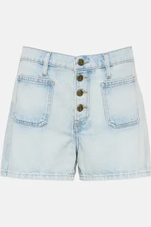 Frame Le Bardot denim shorts