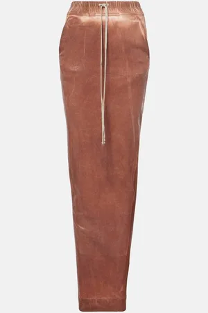 Rick Owens Denim maxi skirt