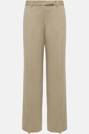 The Row Banew virgin wool wide-leg pants