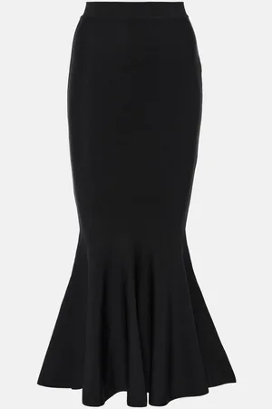 Balmain High-rise maxi skirt