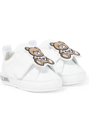 Moschino Baby Teddy Bear leather sneakers