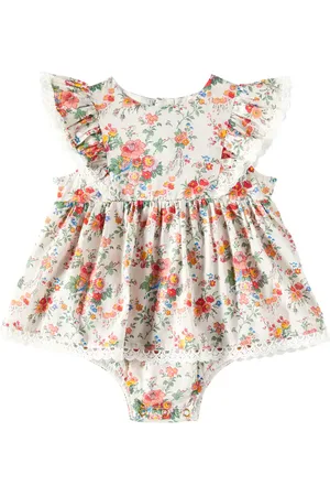 Louise Misha Baby Lena floral cotton voile dress