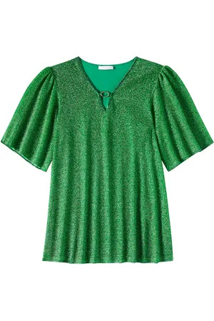 Oseree OsÃ©ree Kids LumiÃ¨re lamÃ© beach dress