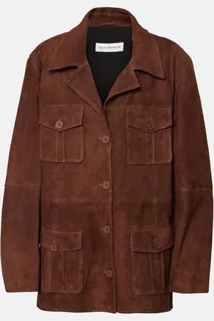 Nour Hammour Kargo suede jacket